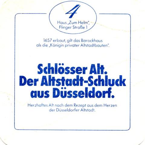 düsseldorf d-nw schlösser edition 1a (quad185-4-zum helm-blau)